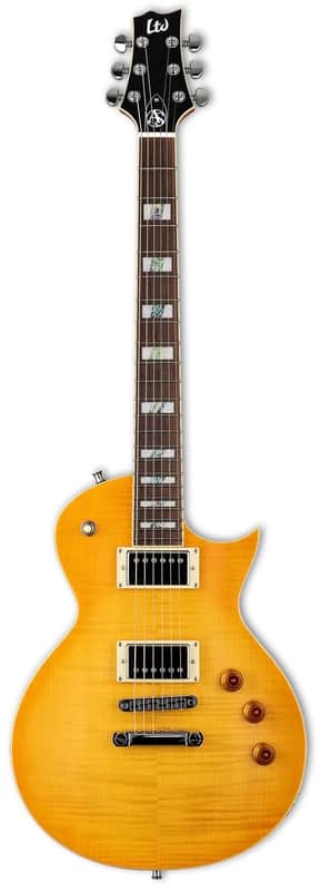 ESP LTD AS-1 Lemon Burst w/Case (B Stock) image 1