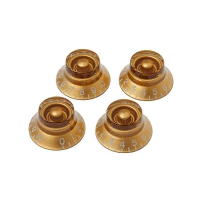 Immagine Gibson Top Hat Control Knobs Set of 4 (Gold) - 1