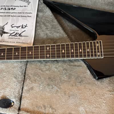 ESP LTD ESP LTD SD-1 Limit- Sammy Duet Star  2021 - Black image 3