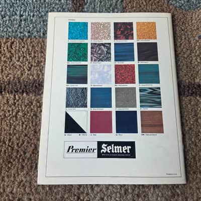 Vintage 1973 Premier Full-Line Drum Catalog! Rare, Original Case Candy, Paperwork! image 12