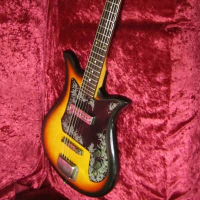 Teisco Del Rey Tele Star ET-100 Tulip  Sunburst image 5