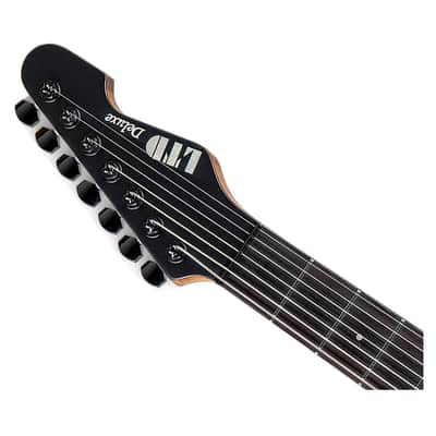 ESP LTD SN-1007 Baritone HT Electric Guitar - Black Blast - B-Stock image 4