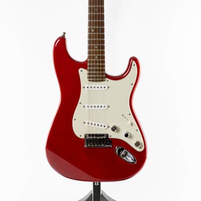 Fender American Deluxe Stratocaster 2008 Trans Red image 2