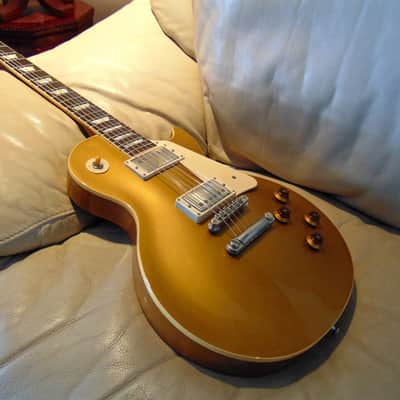 1987 Gibson Les Paul Reissue '59 Goldtop Prehistoric (Tim Shaw PAFs) Nirto Goldtop Rare&Collectable image 2