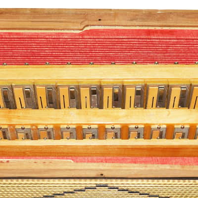 Crucianelli Brevis made in Italy Rare 5 Rows Button Accordion B Griff, New Straps 2154, Amazing Rich and Powerful sound! Bild 12