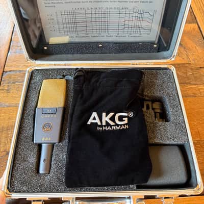 AKG C414 XLII Large Diaphragm Multipattern Condenser Microphone dark slate grey. A+++ image 9