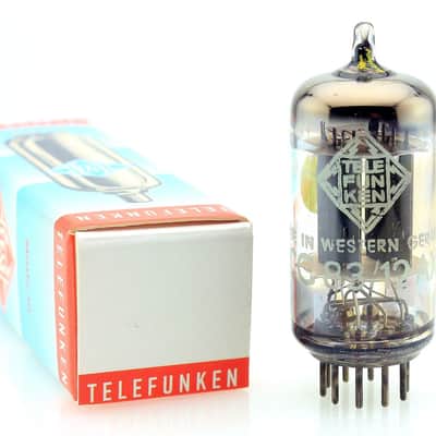1963 TELEFUNKEN ◇ ECC83 12AX7 SMOOTH PLATE VACUUM TUBE - MEDICAL/LAB GRADE #37 image 1