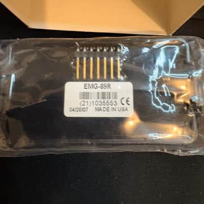 EMG 89 & 89R Active Pickup Set - Black Calibrated Bridge & Neck Pair (Open Box / Mint Sealed Pickups) image 3