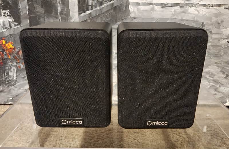 Micca Micca COVO-S 2-Way Passive Bookshelf Speakers, 2010 - Black image 1