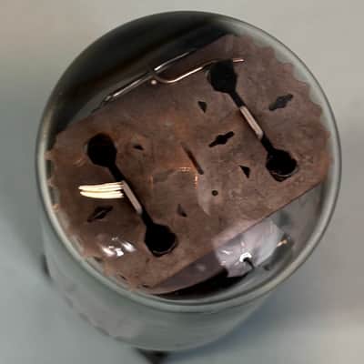 1962 RCA 5R4GYB Vintage Brown Base Black Plate Side D Getter Rectifier Tube!T472 image 5