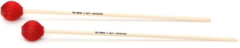 Vic Firth Corpsmaster Iain Moyer Signature Marimba Mallets - Medium - Medium Hard (2-pack) Bundle image 1