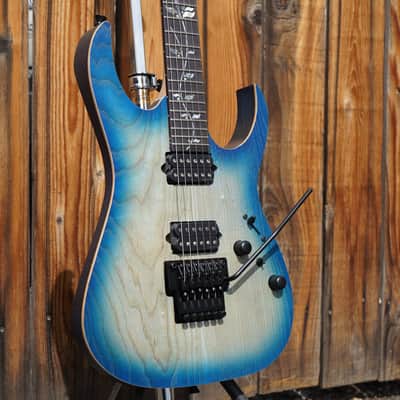 IBANEZ j.custom Limited Edition RG8620SHGFB Glost Fleet Blue Burst 6-String Electric Guitar w/ Molded Hard Case 2026 image 9
