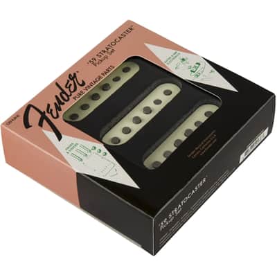 Fender Pure Vintage 59 Stratocaster Pickup Set - Vintage White image 2