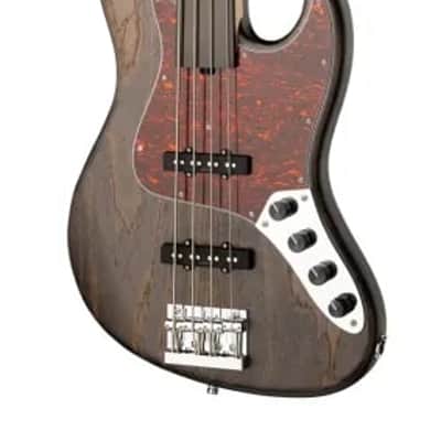 Sadowsky MetroLine 21-Fret Vintage J/J Bass Tigerstripe Ebony Fingerboard 4-String Fretless image 4