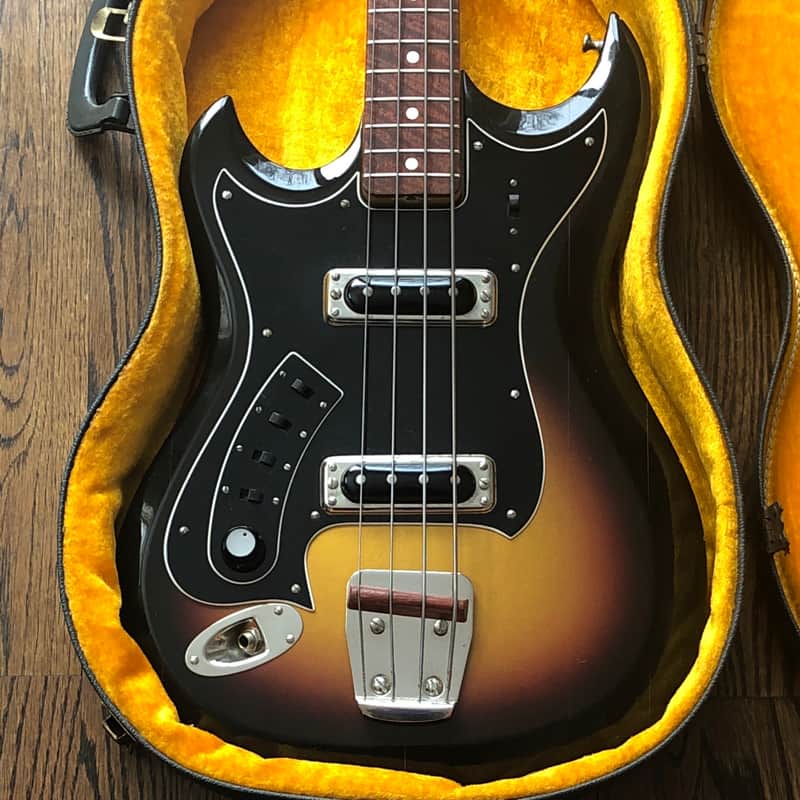 Hagstrom LEFTY F-400 Late 60’s Sunburst w/ OCBC image 1
