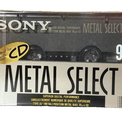 SONY METAL SELECT 90 Rare Vintage Cassette Blank Metal Position Type IV Japan image 1