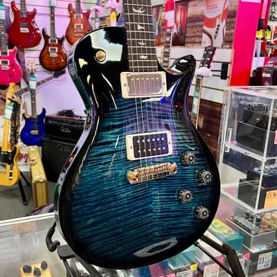 PRS Mark Tremonti Signature 10-Top Electric Guitar with Tremolo, Cobalt Smokeburst/Charcoal with Hardshell Case image 7