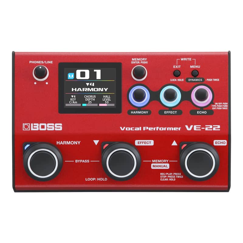 Boss VE-22 Vocal Performer Vocal Effects Processor image 1