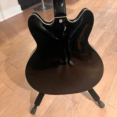 Hagstrom Viking Left-Handed Black w/ factory hard case image 14