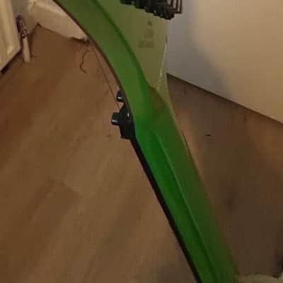 Jackson X Series KVXMG King V with Laurel Fretboard 2020 - Present - Slime Green with Black Bevels image 9