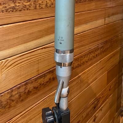 AKG C 12 Large Diaphragm Multipattern Tube Condenser Microphone 1950s - Silver image 2