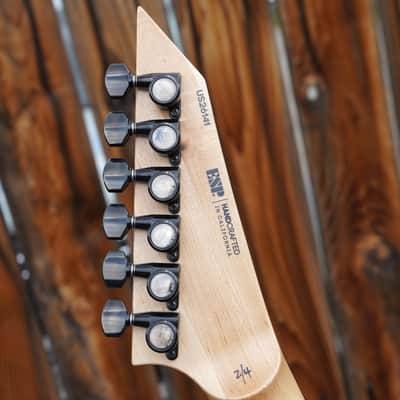 ESP USA M-II DX NT Redwood/Korina Body 6-String Electric | #2 of 4 Made Total | Includes Black Tolex Hard Case image 7