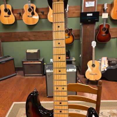 1994 Fender 40th Anniversary American Standard Stratocaster with Maple Fretboard Brown Sunburst image 11