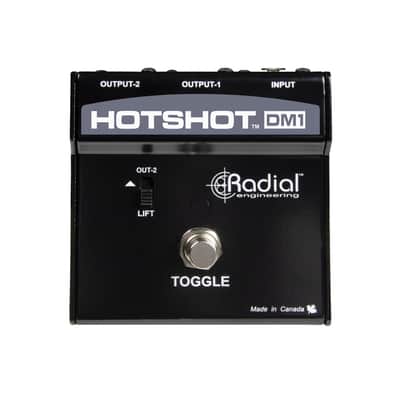 Radial Engineering HotShot DM-1, Microphone Switcher with Momentary Toggle Footswitch image 1
