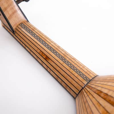 Arabic Oud Flame Maple & Cedar Top by Kamil Gul Oud instrument with free DHL express shipping image 3