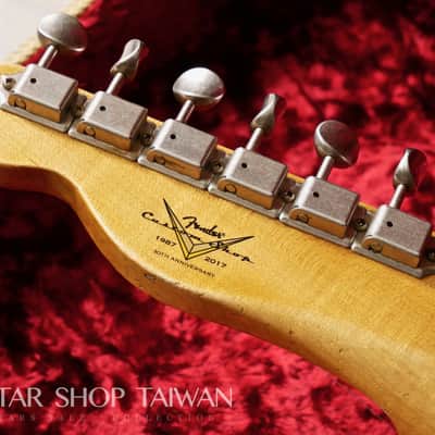 2018 Fender Custom Shop NAMM Limited Edition 50's Thinline Telecaster Relic-Blue Flower. image 16