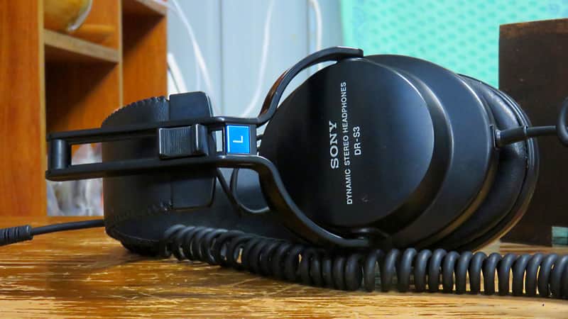 Vintage Sony DR-S3 Dynamic Stereo Headphones Made in Japan image 1