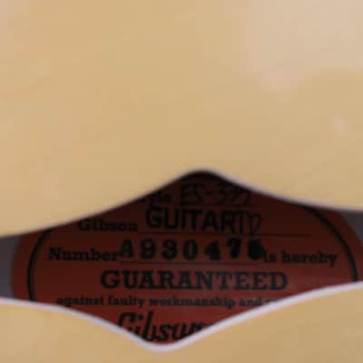 Gibson '59 ES-335 Reissue 2020 - Present VOS Vintage Natural image 16