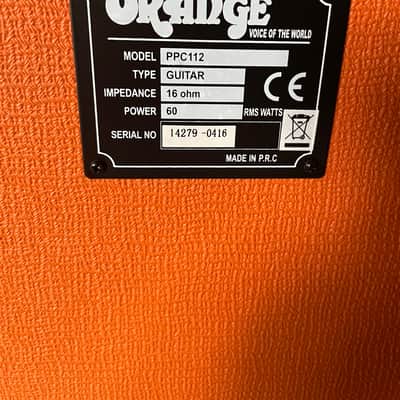 Orange PPC112 60-Watt 1x12" Guitar Cabinet 2010s - Orange image 2