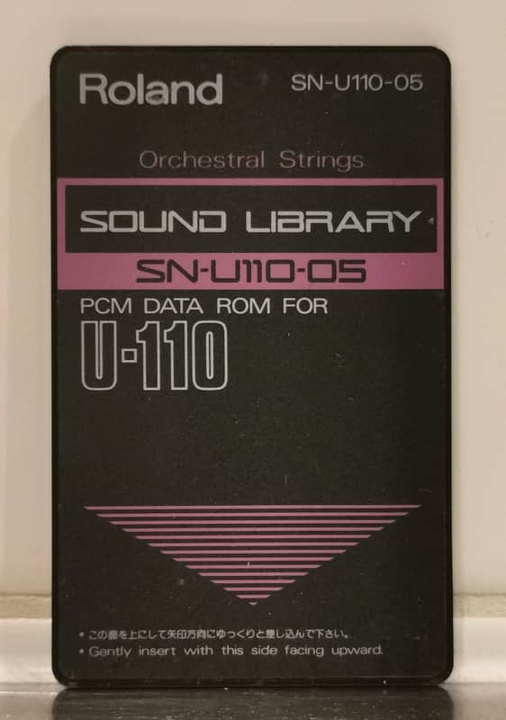 Roland SN-U110-05 Sound Library Orchestral Strings PCM Data ROM Card image 1