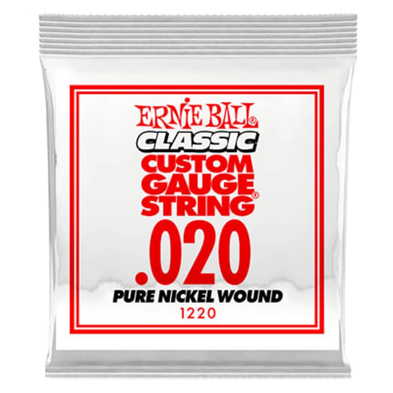 Ernie Ball Ernie Ball .020 Pure Nickel Round Wound Nickel