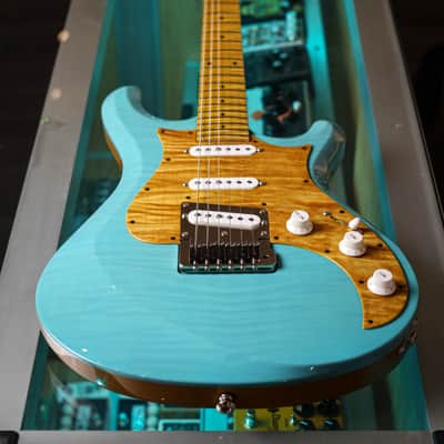 Knaggs Severn Trem SSS - Trans Turquoise Tier 2 image 2