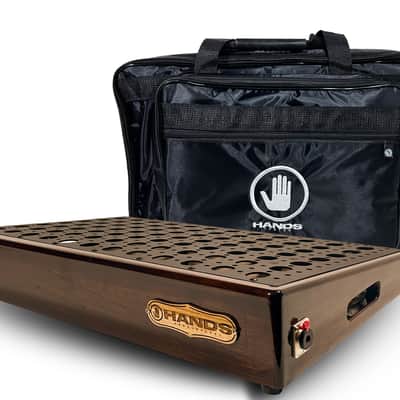 Hands Custom Pedalboard Supreme Imbuia "12 X 24" with Softcase Luxury image 1