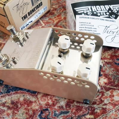 ThorpyFX Boneyard Limited Edition Fuzz Tonebender 2022 - Chrome image 7