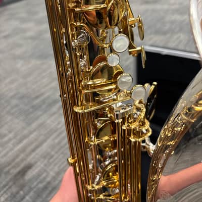 Jupiter Bari sax JBS 1100 2020-2025 - Silver body with gold keys image 2