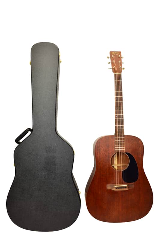 2021 Martin D-15M Mahogany Dreadnought Acoustic Guitar, Natural w/ Case image 1