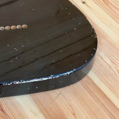 1707g Kohlin Guitars T-Type Roasted Pine replacement body Aged Nitro Relic Vintage Black Made in Sweden image 8