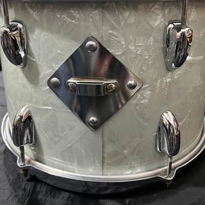 Slingerland Gene Krupa Mid 60s 3 Piece Drum Set - White Marine Pearl image 5