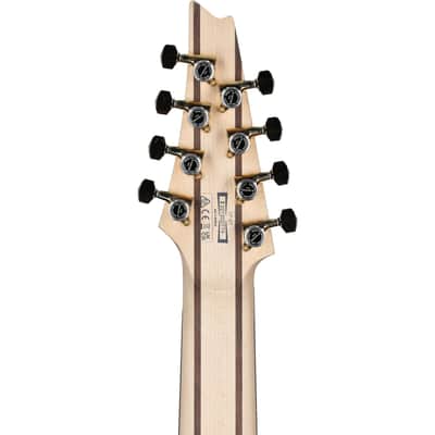 Ibanez RGDMS8 Multi-Scale Electric Guitar, 8-String, Clear Silver Metallic image 3