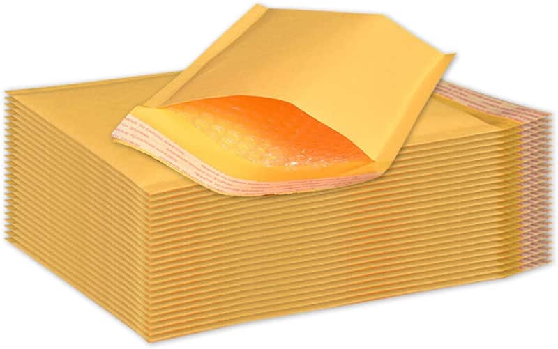 BM Paper 1000Pcs Yellow Poly Bubble Mailers 6x10 Inch Padded Envelopes Bulk #0 Bubble Lined Wrap Polymailer Bags for Shipping Packaging Mailing Self Seal image 1