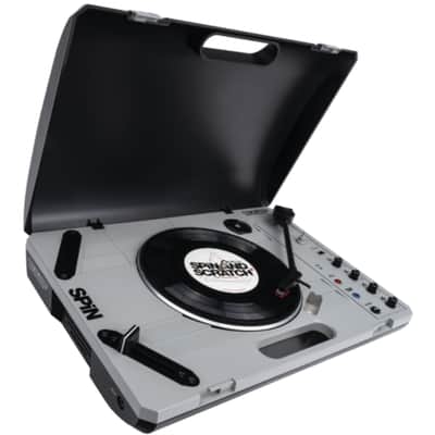 Reloop SPiN | Portable Turntable with Bluetooth & USB Recording | Includes 7in Scratch Vinyl & Crossfader image 13