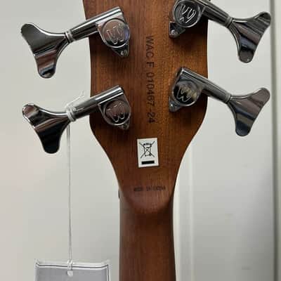 Warwick Rockbass Alien Standard 4 String Acoustic Electric Bass - Natural image 5