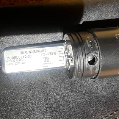 Shure ULXP4 470-560 MHz-G3 ULX2-G3 2009 - Black image 3
