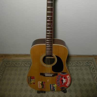 vintage KUMIKA by ARIA W-265 acoustic dreadnought GUITAR mij Kumiko Japan GUITAR RARE image 2