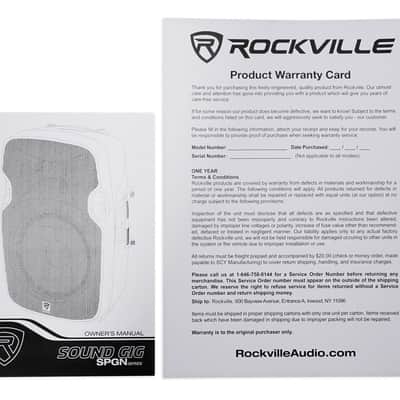 (2) Rockville SPGN108 10" 800w DJ/Pro PA Speakers+Gemini Amplifier+Stands+Cables image 16