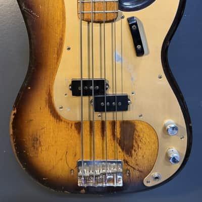 1957 Fender P bass all original image 2